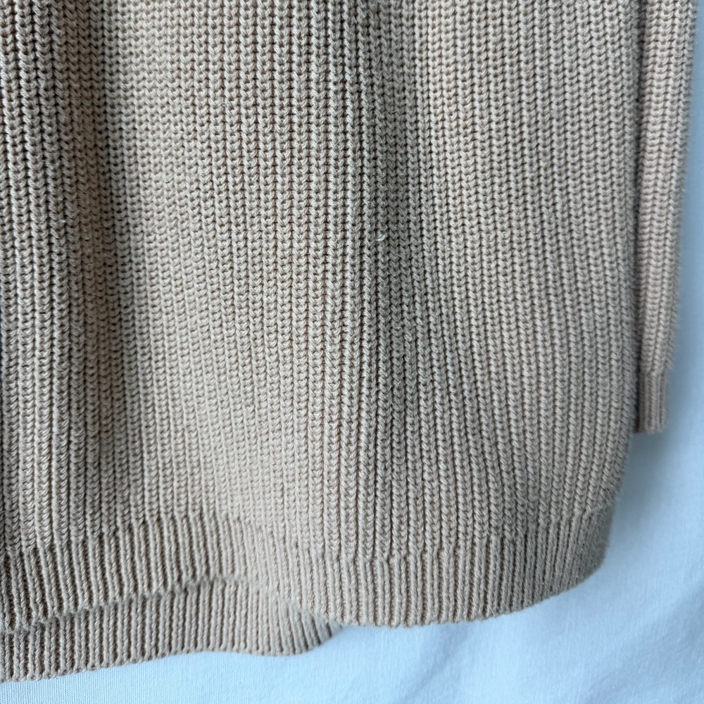 525 America Oat Emma Shaker Sweater Size Medium 100% Cotton - Picture 3 of 6